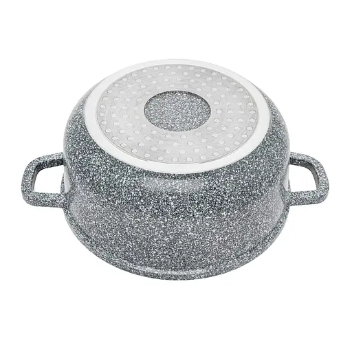 Набор кастрюль 3020/22/24-SN из 3 предметов с мраморным покрытием (2.3 л, 3.2 л и 4.5 л), Zauberg Серый 87702 - фото 4