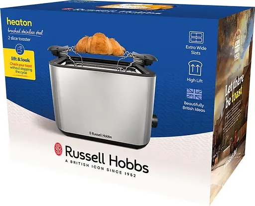 Тостер Russell Hobbs Heaton Brushed 2Slice Toaster 27390-56 - фото 10