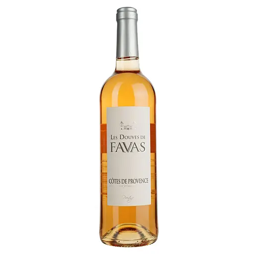Вино Les Douves De Favas Rose AOP Cotes de Provence, розовое, сухое, 0,75 л - фото 1