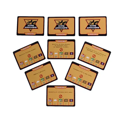 Настольная игра Планета Ігор Остров Динозавров (Dinosaur Island) (укр.) (RO31UA) - фото 10