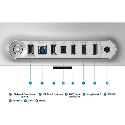 Монитор 27" Samsung Odyssey G81SF QD-OLED UHD OLED 240Hz (LS27FG812SIXUA) - фото 7