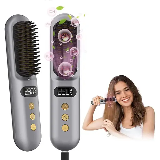 Щетка для выпрямления волос для женщин - фото 2