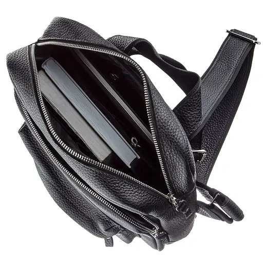 Рюкзак кожаный SHVIGEL 25,5х32,5х8 см sum0012696 - фото 4