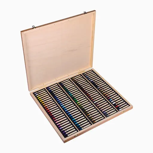 Подарочный набор масляной пастели Sennelier Universal, 120 цветов, дерево.