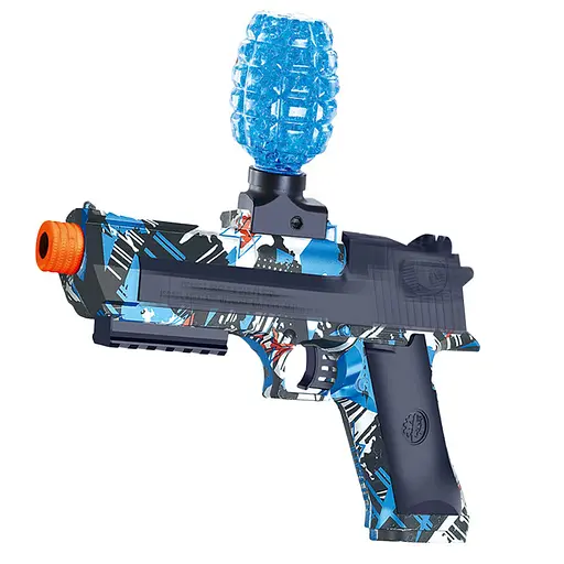 Пістолет на гідрогелевих кульках (орбізах) Power Desert Eagle Blue Metallic