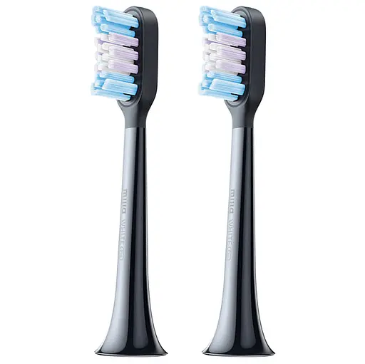 Насадка для зубной электрощетки MiJia T501/T501C White Pro (MBS307) 2 шт. Black - фото 1