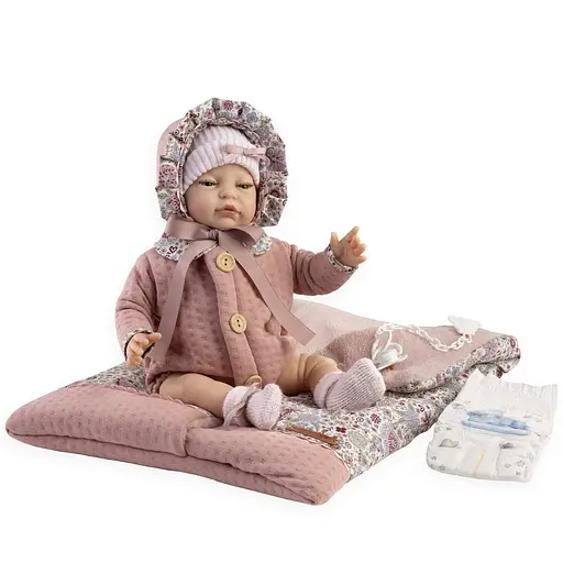 Лялька Munecas De Cuna з ковдрою 45 см (B45301)