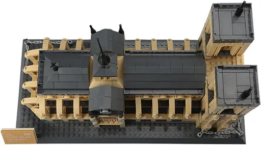 Конструктор Архитектура Wange 3D Собор Парижской Богоматери Notre Dame de Paris 5210 для детей и взрослых 3Д 1382 детали - фото 4
