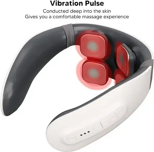 Импульсный массажер для шеи Four-Head Cervical Massager PK-718 с 4 головками - фото 3