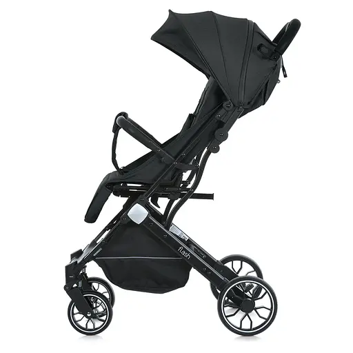 Детская прогулочная коляска-книга Bambi M 5727-1 Flash Almost Black - фото 4