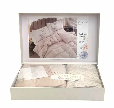 Постельное белье Laura Grand 27-06 - евро комплект 2 наволочки 50x70 см - фото 2