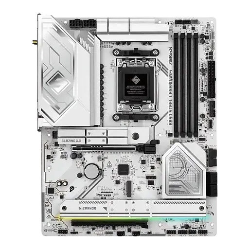 Материнская плата ASRock B850M STEEL LEGEND WIFI Socket AM5 - фото 2