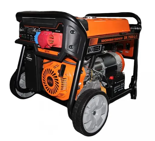 Генератор бензиновий GTM 7,0/7,5 кВт, одно/трифазний, ручний/електро/авто запуск, із вбудованим АВР (DK7500-L-3) - фото 1