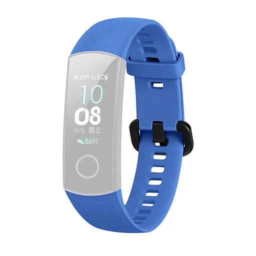 Ремінець для фітнес-браслета MIIQNUS для Honor Band 4 і 5 блакитний - фото 2