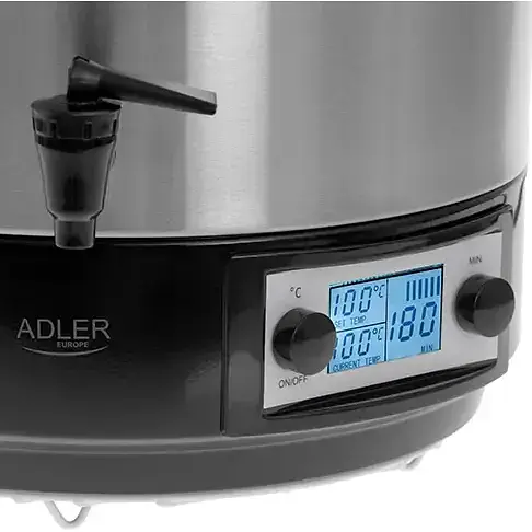 Електрична каструля 28 л для пастеризації з підігрівом Adler AD 4496 - фото 5