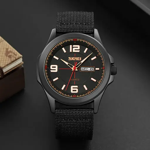 Мужские наручные часы Skmei 9315 (Черные) - фото 3