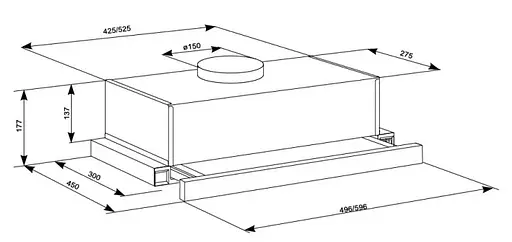 Вытяжка Eleyus Breeze 700 50 IS (6584808) - фото 8