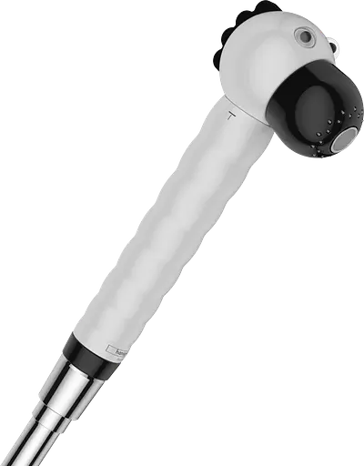 Ручной душ детский Hansgrohe Jocolino 2Jet zebra белый/черный 28787640, Белый - фото 1