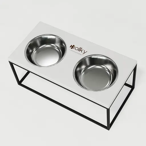 Hollky Base XL20 — миски на підставці для великих собак (2 × 1,8 л) - фото 4