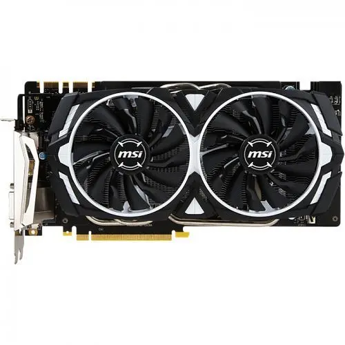 Видеокарта MSI GTX 1070 8Gb Armor OC (GTX 1070 ARMOR 8G OC) (GDDR5, 256 bit, PCI-E v3.0) Б/у - фото 1