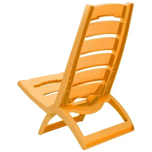 Кресло-шезлонг Adriatic 37.5х65 пластиковый желтый - фото 2
