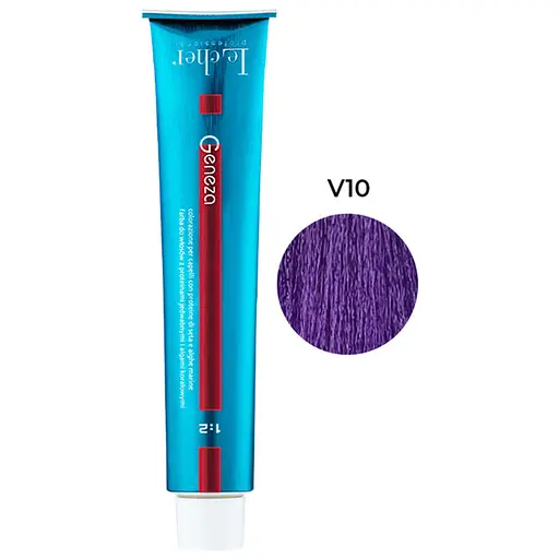 Профессиональная стойкая аммиачная крем-краска для волос Le Cher V10 фиолетовый 100 мл - фото 1
