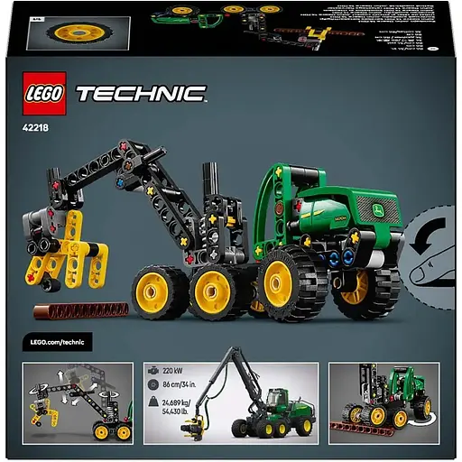 Конструктор LEGO Technic Колісний комбайн John Deere 1470H 117 деталей (42218)  - фото 14