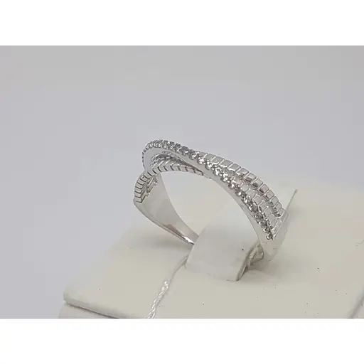 Срібне кільце Імперія золота з фіанітами. КВ1949С 17 - фото 4