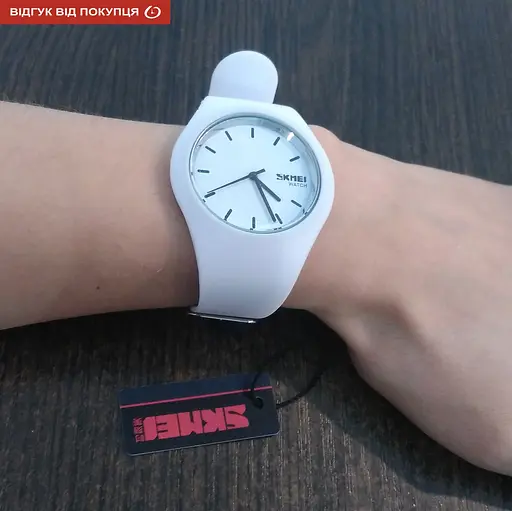 Годинник Skmei Rubber White 9068C - фото 13