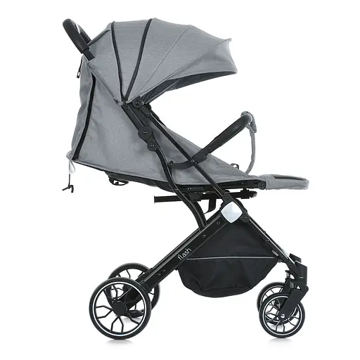 Детская прогулочная коляска-книга Bambi M 5727-1 Flash Silver Gray - фото 4