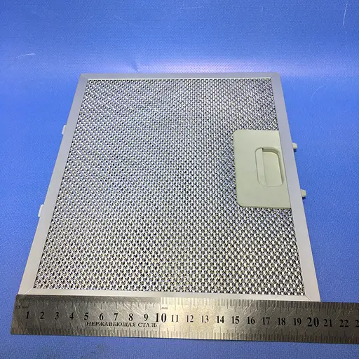 Алюминиевый (жировой) фильтр 248*208 мм для кухонной вытяжки (универсальный) - фото 7