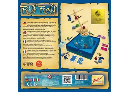 Настольная игра Zoch Риф Раф (Riff Raff) (англ.) (601105012) - фото 3