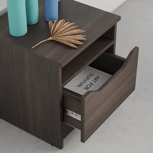 Приліжкова тумба MebelStar Лілу 40x40x44,5 см Дуб рістрето (MBS-1381) - фото 3