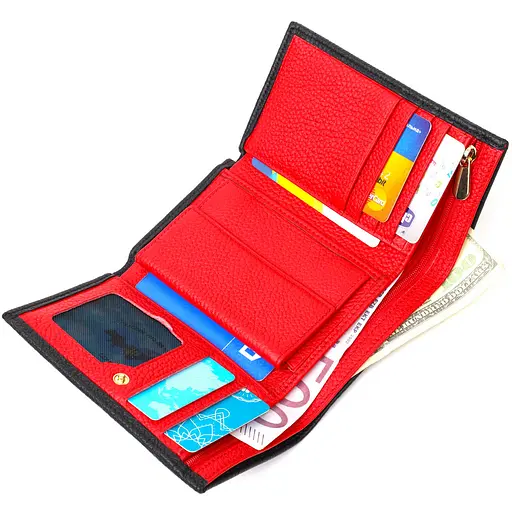 Комбинированный кошелек для женщин из натуральной кожи Tony Bellucci 13.2х9х2 см acs0029602 - фото 4