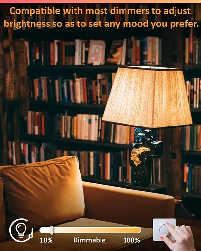 Винтажные большие глобусные лампы Bonlux G125, светодиодная глобусная лампа E27 с регулируемой яркостью, 4 Вт, теплый белый цвет - фото 2