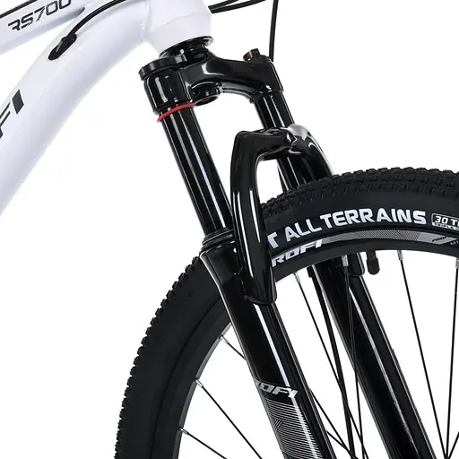Велосипед SKD75 MTB 2605-2, 26 дюймів, сталева рама 16 Sunrun 24SP білий - фото 10