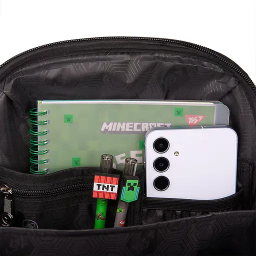 Рюкзак школьный каркасный Yes Minecraft Icons H-100 - фото 10