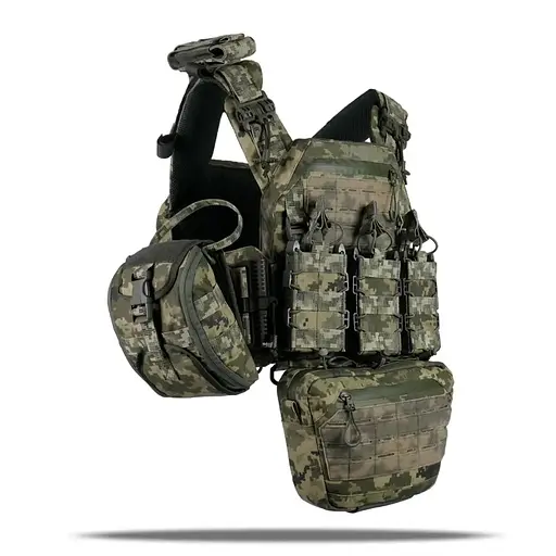 Плитоноска Kiborg GU gen.2 + 8 подсумков Pixel (1000-k45008) - фото 3