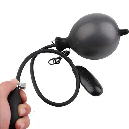 Надувной анальный расширитель с вибрацией 3,8 см х 7 см, 10 режимов - фото 2