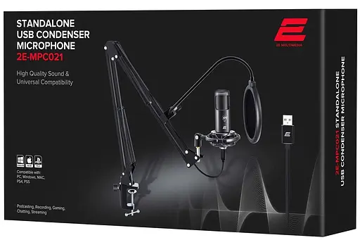 Микрофон 2E 2Е MPC021 Streaming USB (2E-MPC021) - фото 7