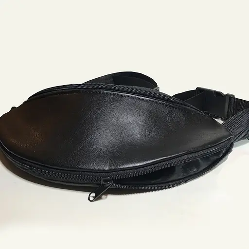 Сумка-бананка с расширителем из эко-кожи 32×16×7.5 см сумка через плечо или поясная сумка мужская/женска (02911) - фото 4