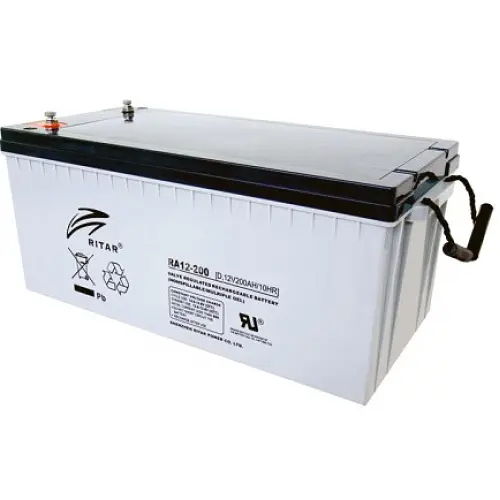 Акумулятор Ritar AGM RA12-200, Gray Case, 12V 200Ah