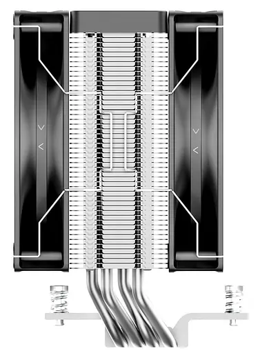 Кулер для процесора OCYPUS DELTA A40 ELITE BK DUAL FAN (DELTA-A40-BK2NNWN00X-GL) - фото 4