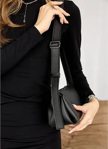 Жіноча сумка Leoma Strip Sambag 27х12х13 см 000305523 - фото 6