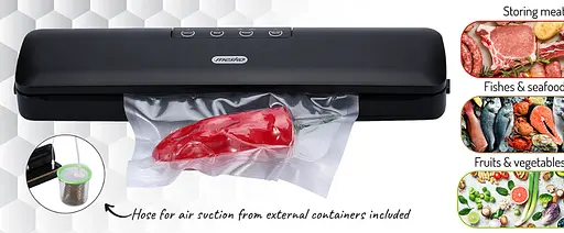 Вакуумный упаковщик вакууматор Mesko MS 4492 с трубкой для контейнеров - фото 2