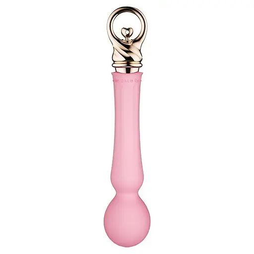 Вібромасажер Zalo Confidence Pre-Heating Wand Massager 22.5 см рожевий - фото 5