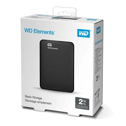 Зовнішній жорсткий диск Western Digital HDD 2.5" USB 2TB WD Elements Portable Black (WDBU6Y0020BBK-WESN) - фото 7