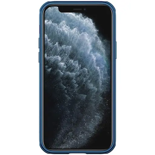 Карбоновая накладка Nillkin CamShield Pro для Apple iPhone 13 Pro Max 6.7 Blue - фото 2