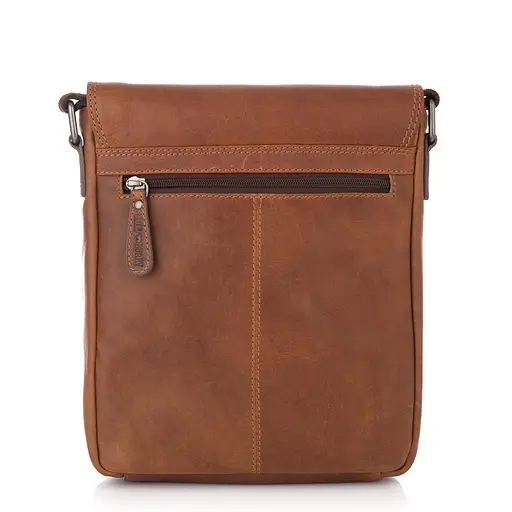 Чоловіча шкіряна сумка месенджер Hill Burry 26х23х7 см sum0022258 - фото 3