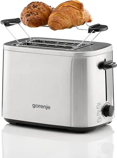 Тостер Gorenje 800 Вт підігрів розморожування пластик сріблястий - фото 6